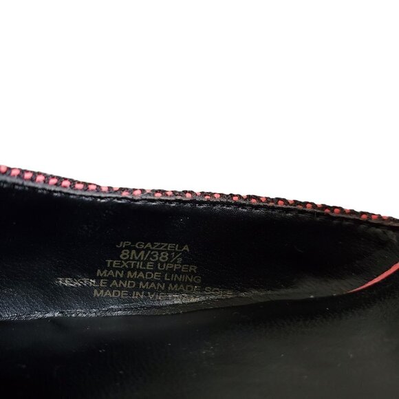 Jessica Simpson Gazella Neon Pink Black Mesh Heels Size 8 - Picture 5 of 7